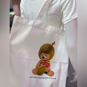 Beverly Hills Polo Club Bear Logo Tote Bag